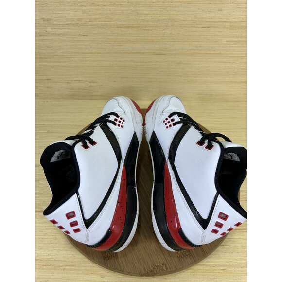 Jordan Flight 23 White Black Red Leather Athletic Shoes Womens Size 8.5 (7y) - Picture 5 of 8